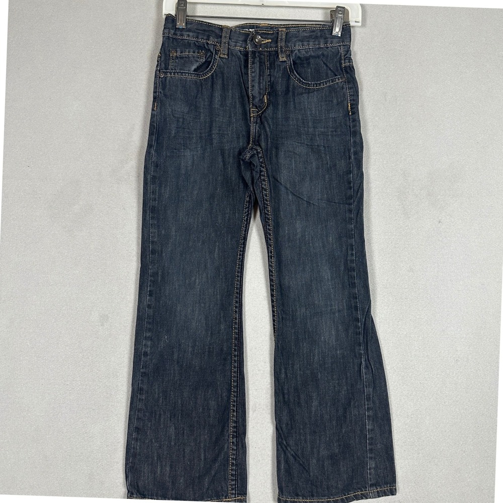 Urban Pipeline Jeans Kids Girls 10 Relaxed Bootcut Dark Wash Blue 5-Pocket Denim